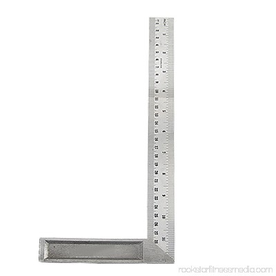 30cm Stainless Steel Right Measuring Rule Tool Square Ruler 0-12 inches Useful