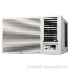 LG 18,000 BTU 230V Window-Mounted Air Conditioner with 12,000 BTU Supplemental Heat Function 558183338