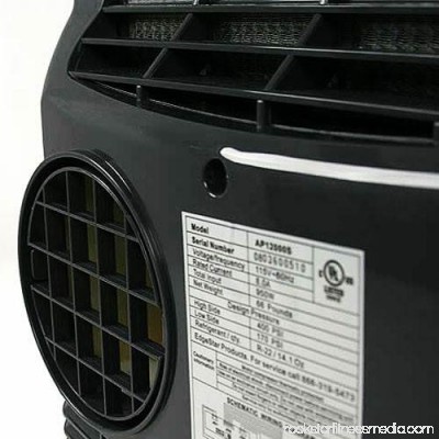 EdgeStar Extreme Cool 12,000 BTU 3-in-1 Portable Air Conditioner-Heater-Dehumidifier - Silver
