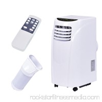 GHP Home/Office White 12"Lx13"Wx24.5"H Portable 10000-Btu Portable Air Conditioner   