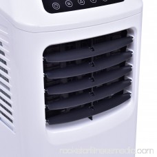 GHP Home/Office White 12Wx13Dx30H Portable 10000-Btu Portable Air Conditioner