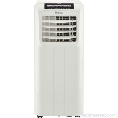 Haier QPCD05AXMW 2 Fan Speed Remote Control Portable Air Conditioner, White