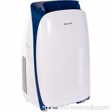 Honeywell HL12CESWB 12,000 BTU 115V Portable Air Conditioner for Rooms Up To 550 Sq. Ft. with Dehumidifier & Fan, White/Blue 555161705
