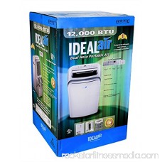 Ideal-Air AC | 12,000 BTU | Portable Air Conditioner, Remote Control Included, LED Display Touch Control Panel, Provides Cooling Up to 750 Square Feet - UL Listed.