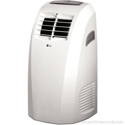 LG 10,000 BTU 115V Portable Air Conditioner with Remote Control, White 564300592