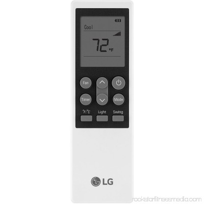 LG 115V Portable Air Conditioner with Remote Control in White for Rooms up to 300 Sq. Ft. 567867461