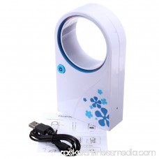 New Bladeless Rechargable/Battery Operated Summer Mini Handheld Cooling Fan Portable Air Conditioner Refrigeration No Leaf Cooler USB Desktop Office Home