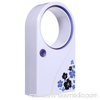 New Bladeless Rechargable/Battery Operated Summer Mini Handheld Cooling Fan Portable Air Conditioner Refrigeration No Leaf Cooler USB Desktop Office Home   