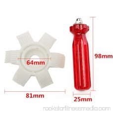6 IN 1 Air Conditioner Radiator Condenser Fin Comb A/C Fin Comb Straightener Cleaner Tool