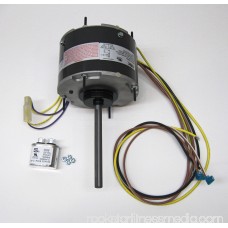 Air Conditioner Condenser Fan Motor Totally Enclosed (TENV) 1/6 HP 230 Volts 1075 RPM Ball Bearing Single Speed for Fasco D917 Capacitor Included