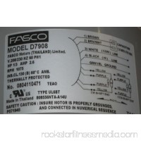 D7908 Fasco 1/3 HP 1075 RPM AC Air Conditioner Condenser Fan Motor TENV   