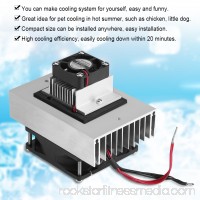 Yosoo DC12V Semiconductor Fridge/Refrigeration Cooling System DIY Kit Mini Air Conditioner