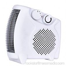 1500W Portable Space, Heater Desktop with 2 Heat Settings, Cool Air Function & Adjustable Thermostat