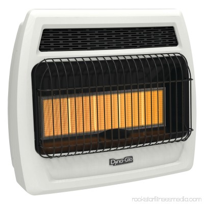 Dyna-Glo IRSS30NGT-2N 30,000 BTU Natural Gas Infrared Vent Free Thermostatic Wall Heater 565599359