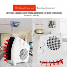 Mini Portable Electric Heater Bathroom Warm Air Blower Fan Home Heater Adjustable Thermostat 800W for Household Use