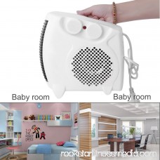 Mini Portable Electric Heater Bathroom Warm Air Blower Fan Home Heater Adjustable Thermostat 800W for Household Use