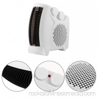 Mini Portable Electric Heater Bathroom Warm Air Blower Fan Home Heater Adjustable Thermostat 800W for Household Use   