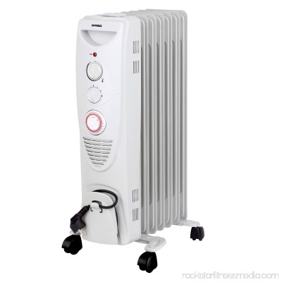 Portable 7 Fins Oil Filled Radiator Heater with Timer 562987713