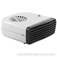 Pro Fusion Heat QGW-10-448 500/1000 Watt Gray & Black Fan Heater With Thermostat   557500979