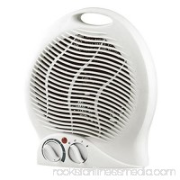 Smart 1500 Watt Quiet Fan Space Heater Table Top Forced Air Heat Portable & Adjustable Thermostat   