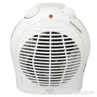 Vie Air 1500W Portable 2-Settings White Fan Heater with Adjustable Thermostat   565285335