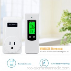 Floureon Wireless RF Plug In Thermostat Heating and Cooling Temperature Controller TS-808 US