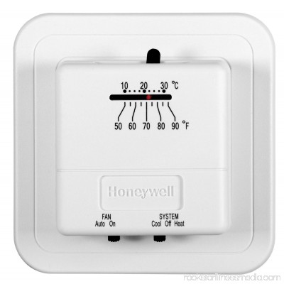 Honeywell Economy Non-Programmable Thermostat, Heating and Cooling (CT31A1003/E1) 550296542