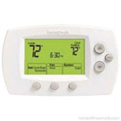 Honeywell Focuspro 6000 5-1-1/5+2-Day Programmable Thermostat, 1 Heat/1 Cool, Large 567615236