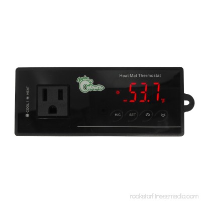 Hydro Crunch Temperature Controller Digital Outlet Heat Mat Thermostat with Heating and Cooling Mode 566774180