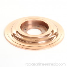 Koyal Wholesale Shiny Copper Metal Smart Thermostat Trim Plate Round 7-Inch Plate Covers
