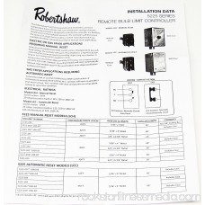 Robertshaw 5225-074 Hi Limit Safety Thermostat LCCM300360000 for Frymaster 8073516