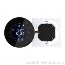 WiFi Control Negative LCD Touchscreen Programing Thermostat Boiler Heating Temperature Controller NTC Sensor 3A