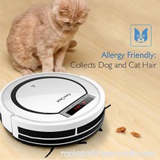 Automatic Programmable Robot Vacuum Cleaner - Scheduled Activation & Charge Dock - Robotic Auto Home Cleaning for Clean Carpet Hardwood Floor, HEPA Pet Hair & Allergies Friendly - PureClean PUCRC90 …