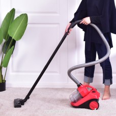 Costway Vacuum Cleaner Canister Bagless Cord Rewind Carpet Hard Floor w Washable Filter