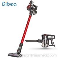 Dibea C17 2-in-1 Handheld Cordless Stick Wireless Upright Vacuum Cleaner for Pet Hair Hard Floor,Red