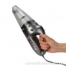DZT1968 12V Hand Vacuum Cleaner,75dB Silent Pet Hair Vacuum for Home & Car Cleaning