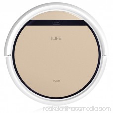ILIFE V5S Pro Robot Vacuum Cleaner, Robotic Vacuum Cleaner with Smart Mopping and Water Tank, Self-charging & Drop-sensing Technology, High Suction and HEPA Style Filter for Pet Fur and Allergens