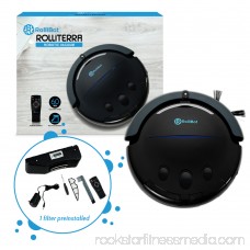 (Used - Like New) Best in Class RolliTerra Robotic Vacuum Robot – Quiet, Deep-Cleaning Rollerbrush Filters Debris & Pet Hair, Includes Remote