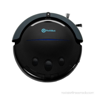 (Used - Like New) Best in Class RolliTerra Robotic Vacuum Robot – Quiet, Deep-Cleaning Rollerbrush Filters Debris & Pet Hair, Includes Remote