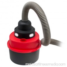 Car Vacuum Cleaner, Mighty Portable Travel Car Vacuum Wet Dry, Black-red