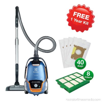 Electrolux UltraOne Classic Canister Vacuum Cleaner EL7080ACL - Includes 8 Filters and 40 Bags