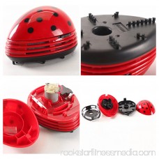 Mini Size Lovely Cute Cartoon Ladybug Shape Desktop Vacuum Cleaner Home Office Keyboard Dust Collector Cleaner
