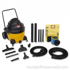 Shop-vac 962-39-10 Canister Vacuum Cleaner - 1.86 Kw Motor - 9 A - 280 W Air Watts - 16 Gal - Black (SHO9623910)
