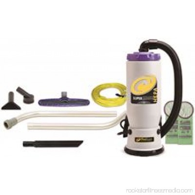 Super Quartervac Hepa 6 Quart Backpack Vacuum With Xover Multi-Surface And Two-Piece Wand Kit 567609176