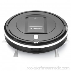 Automatic Robot Vacuum Cleaner - Robotic Home Cleaning for Clean Carpet Hardwood Floor, HEPA Pet Hair and Allergies Friendly - Black