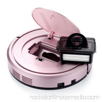 Eyugle Robot Vacuum Cleaner Sweeping Machine 500Pa Suction 3 Cleaning Mode 5Cm A Black Pink   