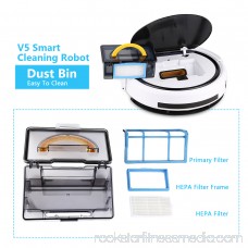 ILIFE V5 Smart Robotic Vacuum Cleaner， Auto Vacuum Floor Robot Cleaner， Light Golden