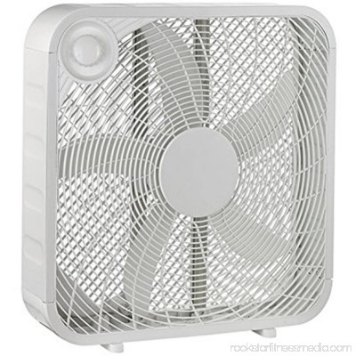 20 White Box High Velocity Fan with 3 Setting Speeds For Air Flow, Smart and Energy Efficient 556259799