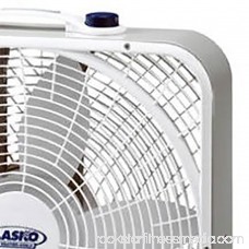 Lasko 20 Weather-Shield Performance Box Fan in Gray/White 551584177