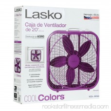 Lasko Cool Colors 20 Box 3-Speed Fan, Model #B20308, Blue 553301641